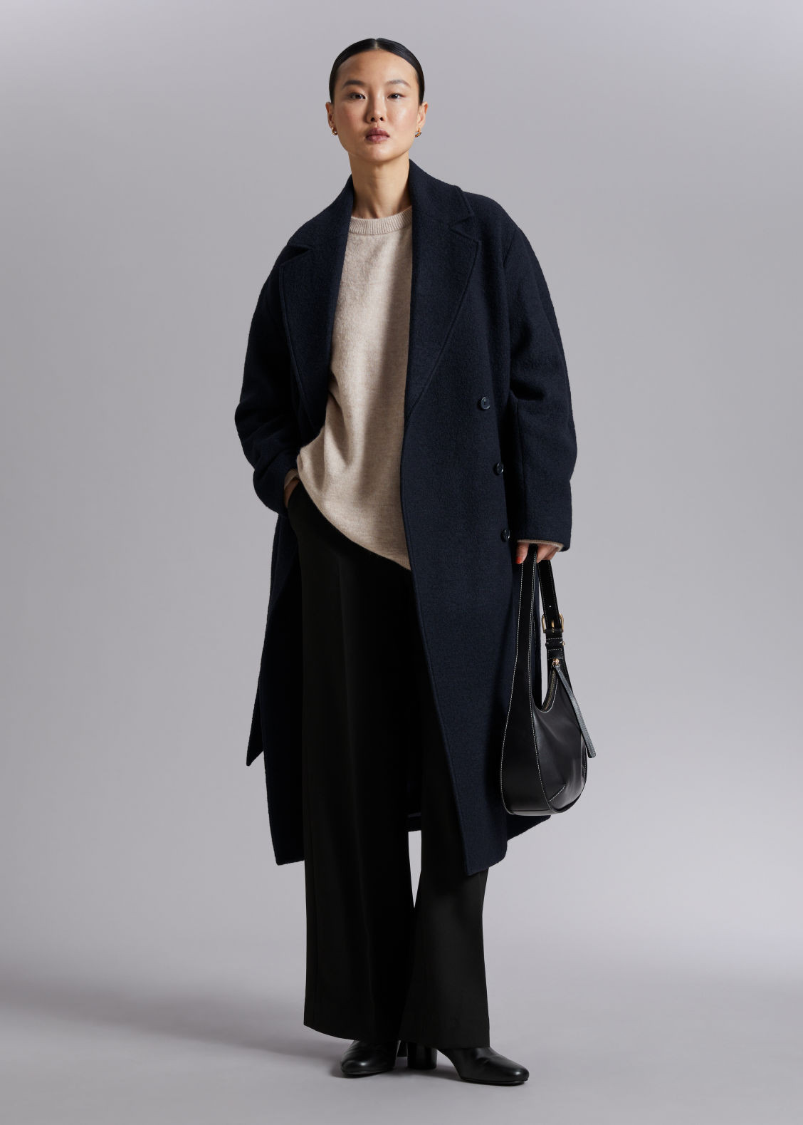 Voluminous Belted Wool Coat | & Other Stories US