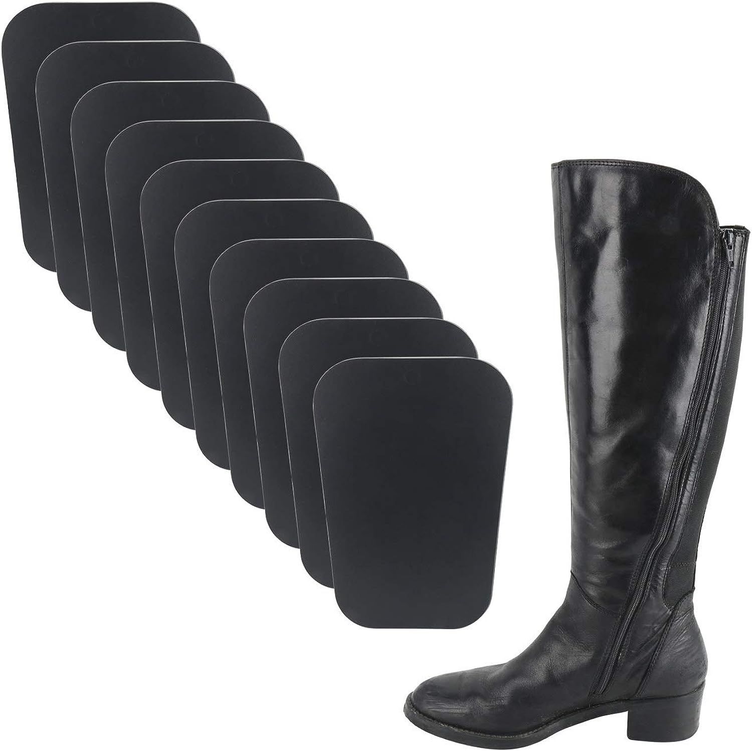 Homend 5 Pairs (10 Sheets) Boot Shaper Form Inserts Boots Tall Support for Women and Men | Amazon (US)