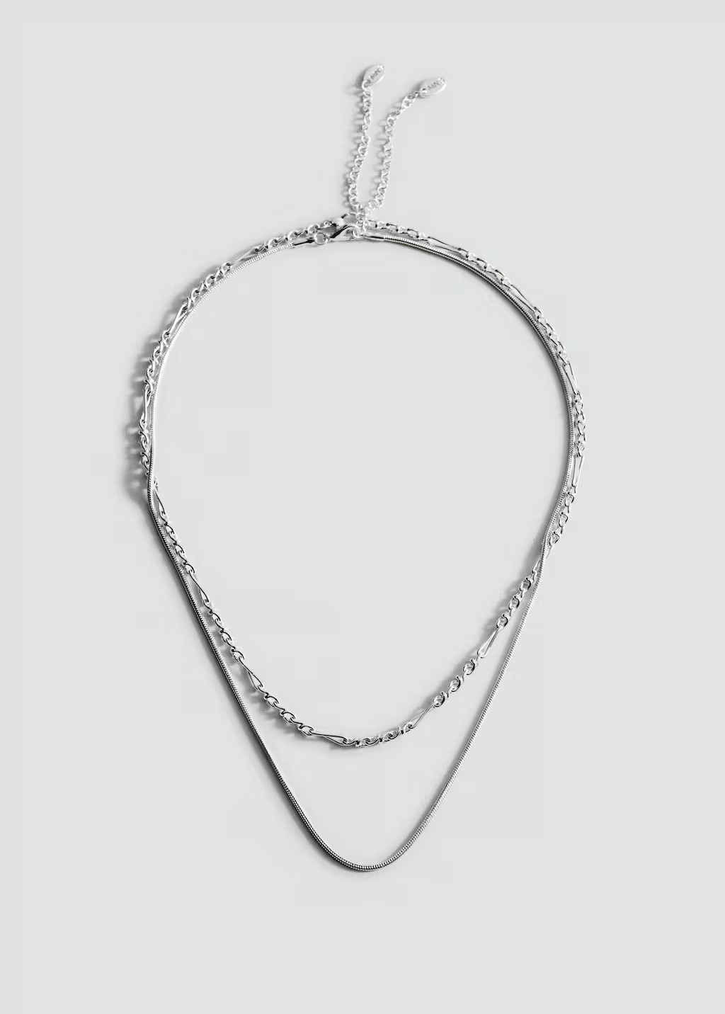 Mixed double necklace | Mango (US/MX/AU)