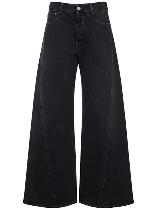 Cotton denim wide jeans | Luisaviaroma