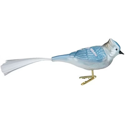 Old World Christmas Glass Blown Clip On Christmas Ornament for Tree, Blue Jay | Target