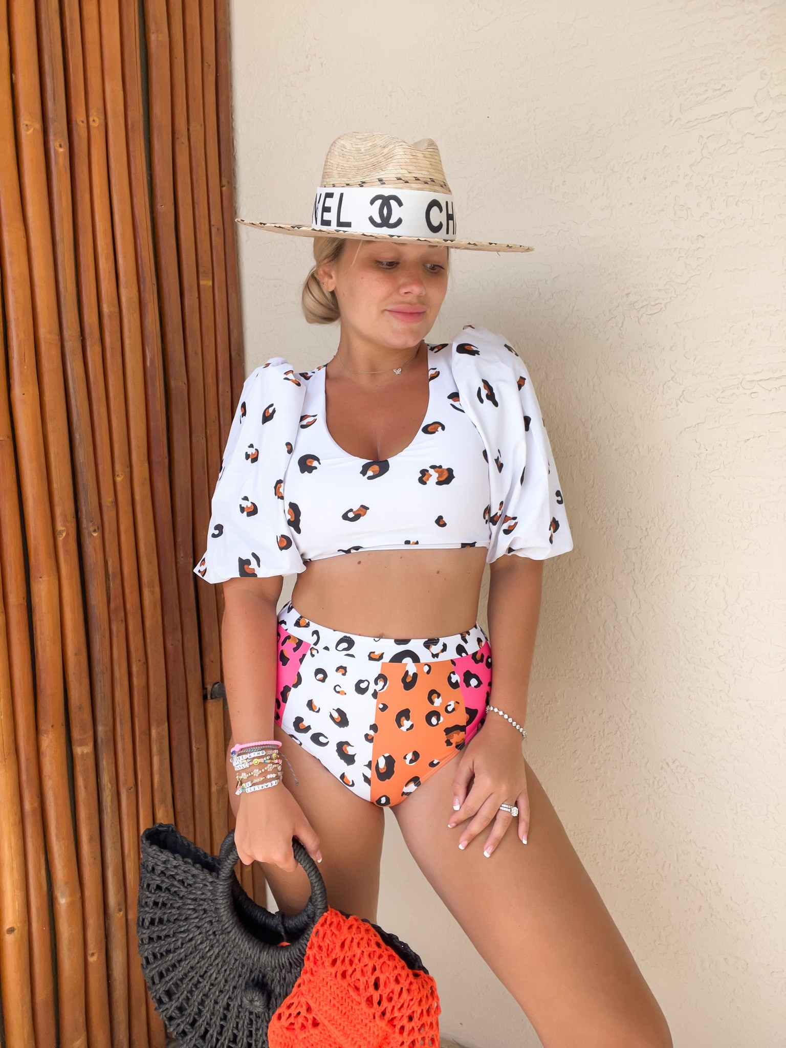 Leopard bathing suit 
Amazon swimsuit 
Chanel hatband 


#LTKswim #LTKtravel #LTKunder50