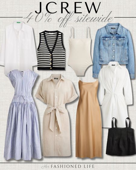 JCrew 40% off Sitewide - love these midi dresses! 

#LTKOver40 #LTKStyleTip #LTKSaleAlert