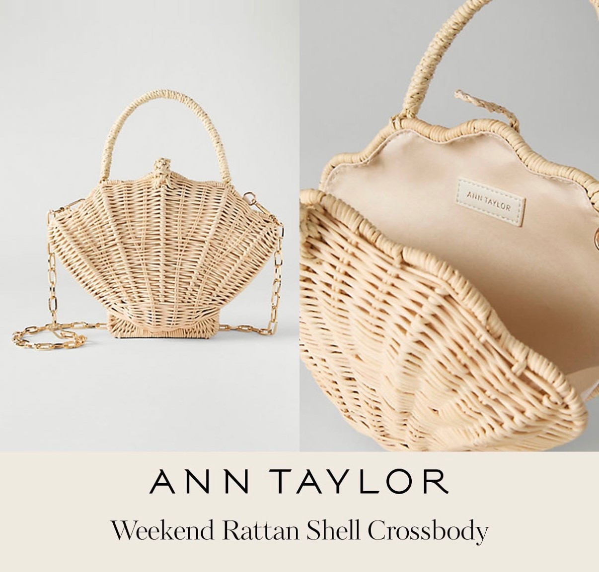 The cutest summer bag 🤍
Rattan + shell shape = instant outfit upgrade. Perfect for vacation, brunch, or everyday warm weather looks.