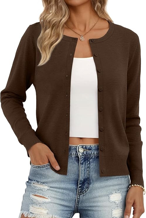 Trendy Queen Lightweight Cardigan Sweaters for Women | Amazon (US)