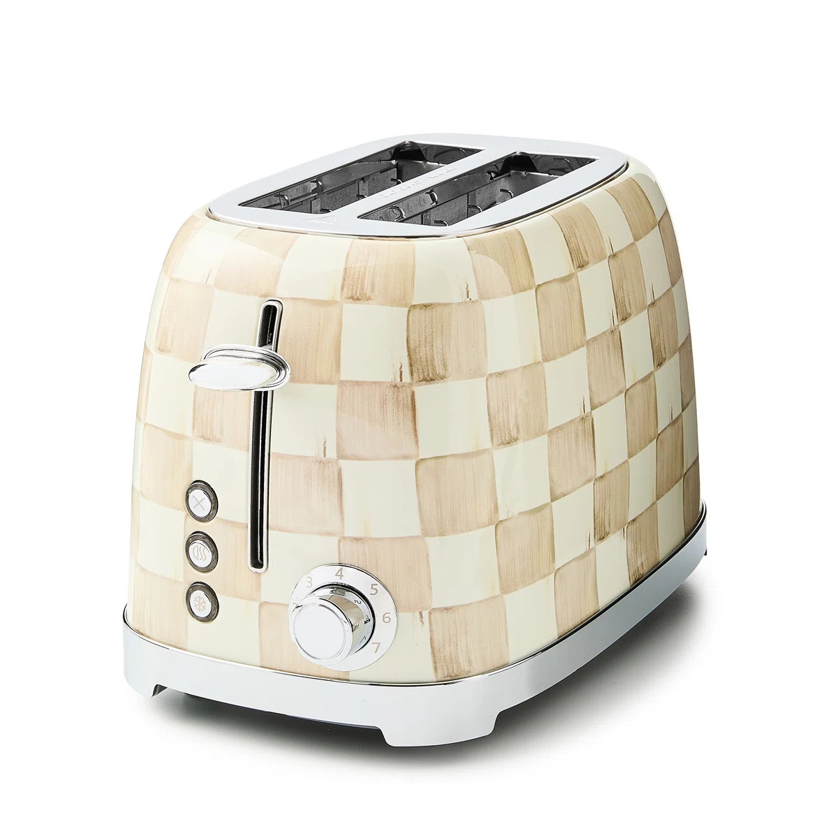 Mocha Check 2-Slice Toaster | Wayfair North America