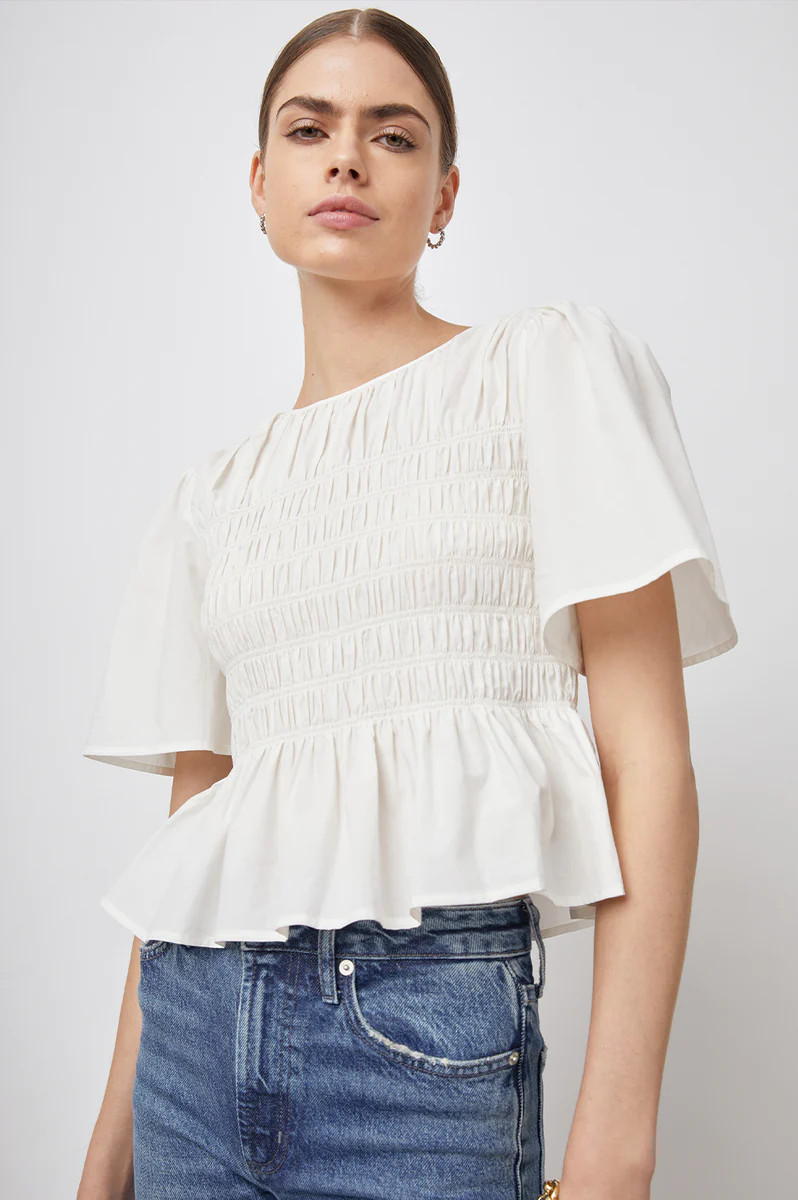 ROSIE TOP - WHITE | Rails