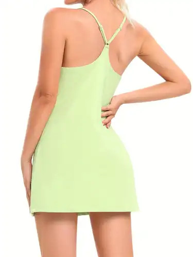 Women's Tennis Dress Shorts Bra Workout Exercise Athletic - Temu | Temu Affiliate Program