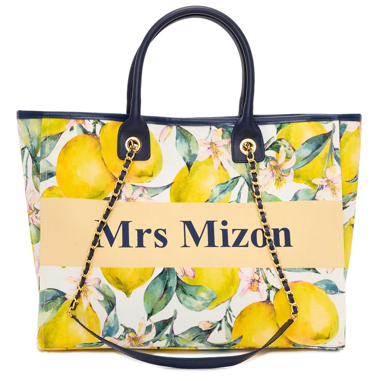 Lily and Bean Zesty Canvas Tote Bag | Lily and Bean