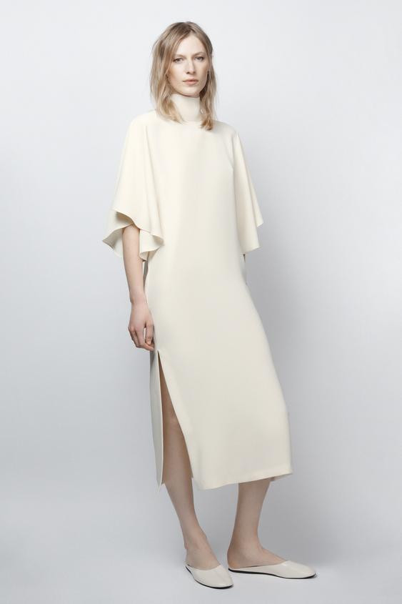 ZW COLLECTION FLOWY MIDI DRESS | Zara US