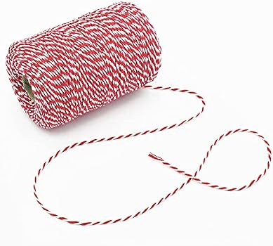 Tenn Well Red and White Twine, 656 Feet 200m Cotton Bakers Twine Perfect for Baking, Butchers, Cr... | Amazon (US)