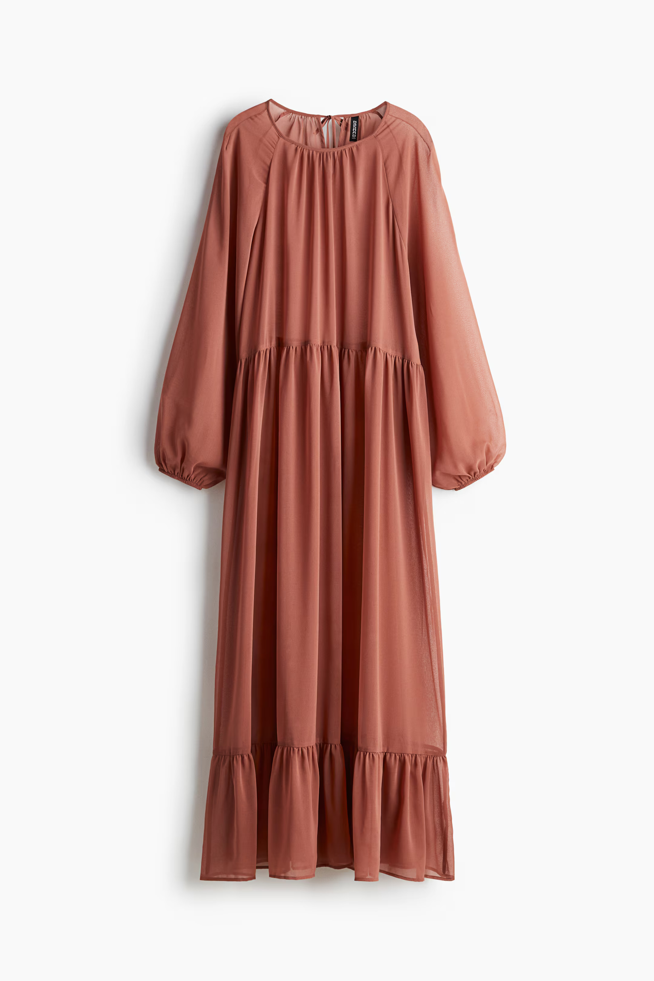 Balloon-Sleeved Chiffon Dress | H&M (US + CA)