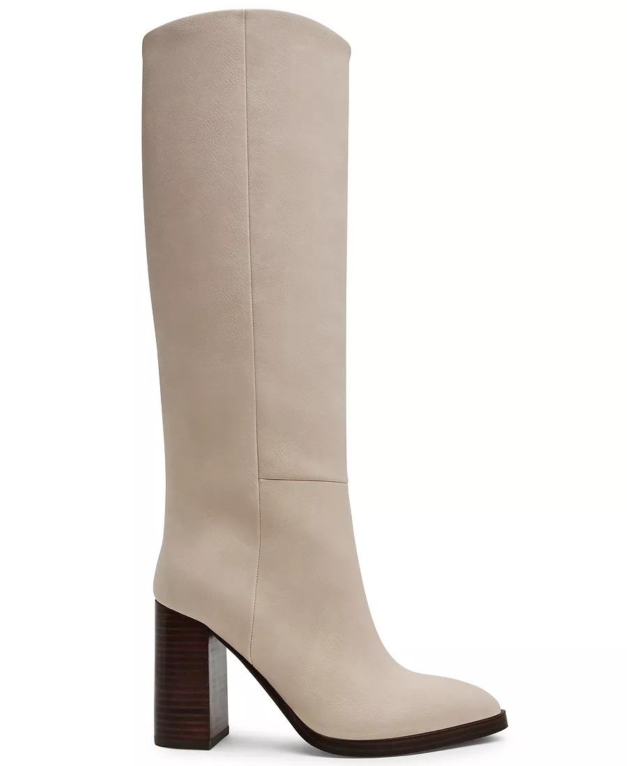 Women's Bardonny Wide-Calf Knee-High Block Heel Boots | Macy's