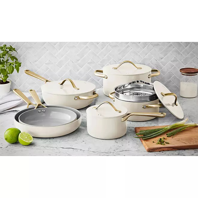 Member's Mark 11-Piece Modern Ceramic Cookware Set (Assorted Colors) | Sam's Club