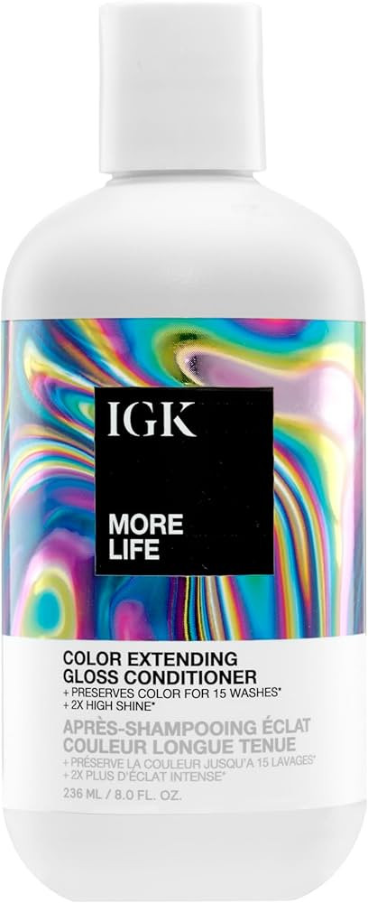 IGK More Life Color Extending Gloss Conditioner 236 ml / 8 oz | Amazon (US)