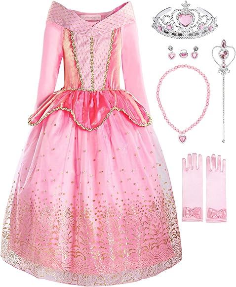 ReliBeauty Girls Princess Dress up Costume | Amazon (US)