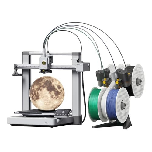 Bambu Lab A1 Combo + LED Lamp Kit, Support Multi-Color 3D Printing, High Speed & Precision, Full-Auto Calibration & Active Flow Rate Compensation, ≤48 dB Quiet FDM 3D Printers | Amazon (US)