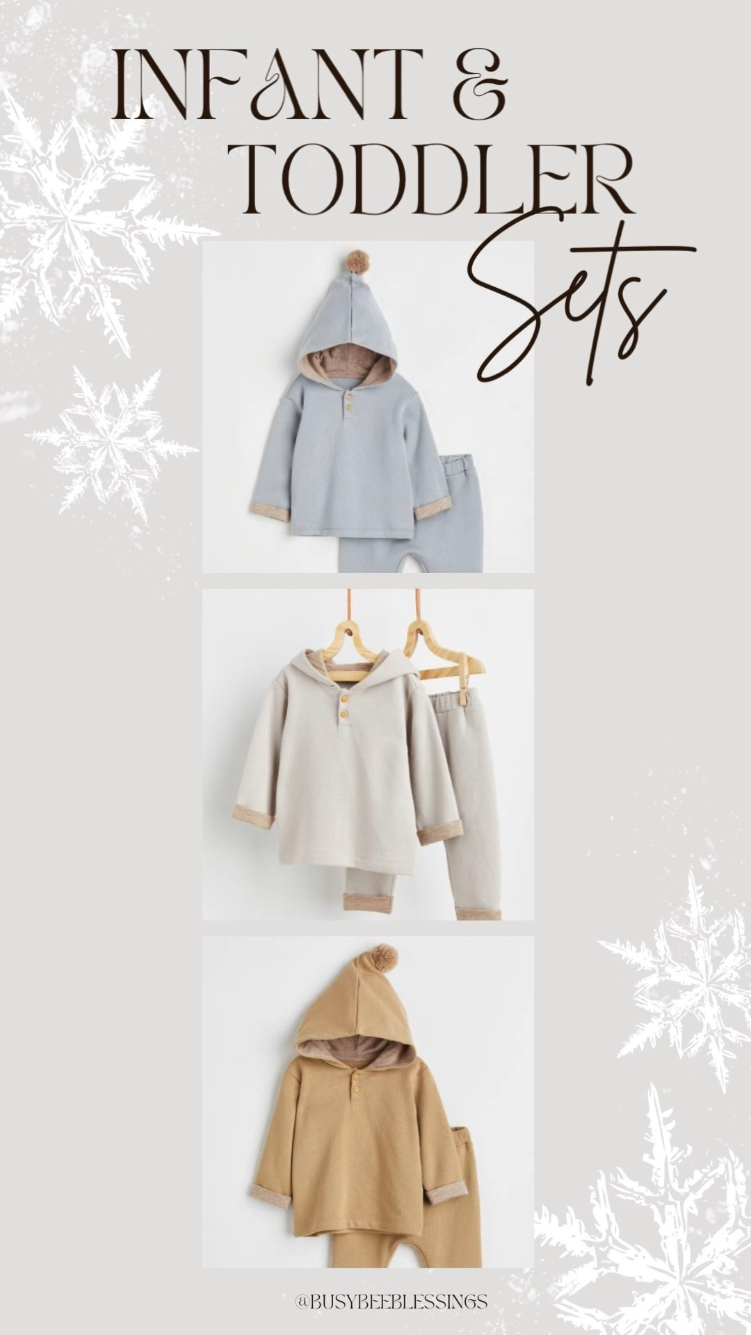Cute and cozy infant/toddler/little kids two-piece sweatsuit with hoodie too and jogger bottoms.

#LTKkids #LTKGiftGuide #LTKSeasonal