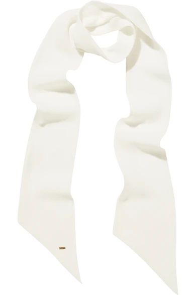 Silk-georgette scarf | NET-A-PORTER (US)
