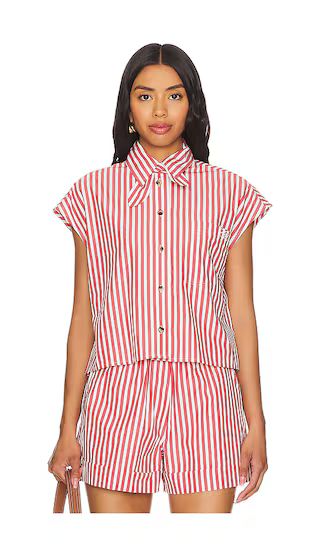 Collar Shirt in Barbados Cherry | Revolve Clothing (Global)
