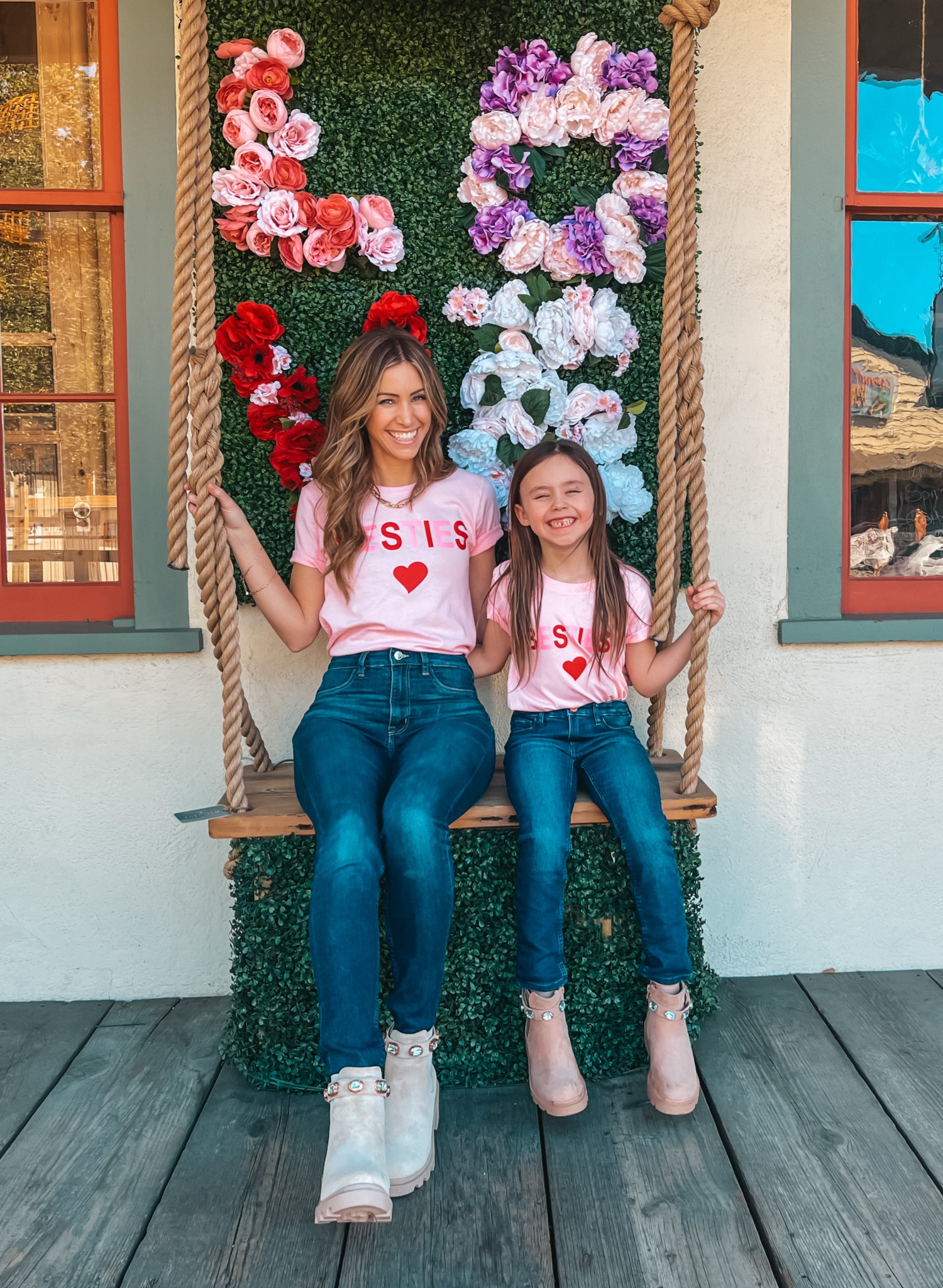 Valentines Day Outfits

Family outfits, mommy and me outfit, vday outfit, matching t-shirts, skinny jeans, boots, girls jeans, mom jeans, necklace.

#LTKKids #LTKFamily #LTKPetite