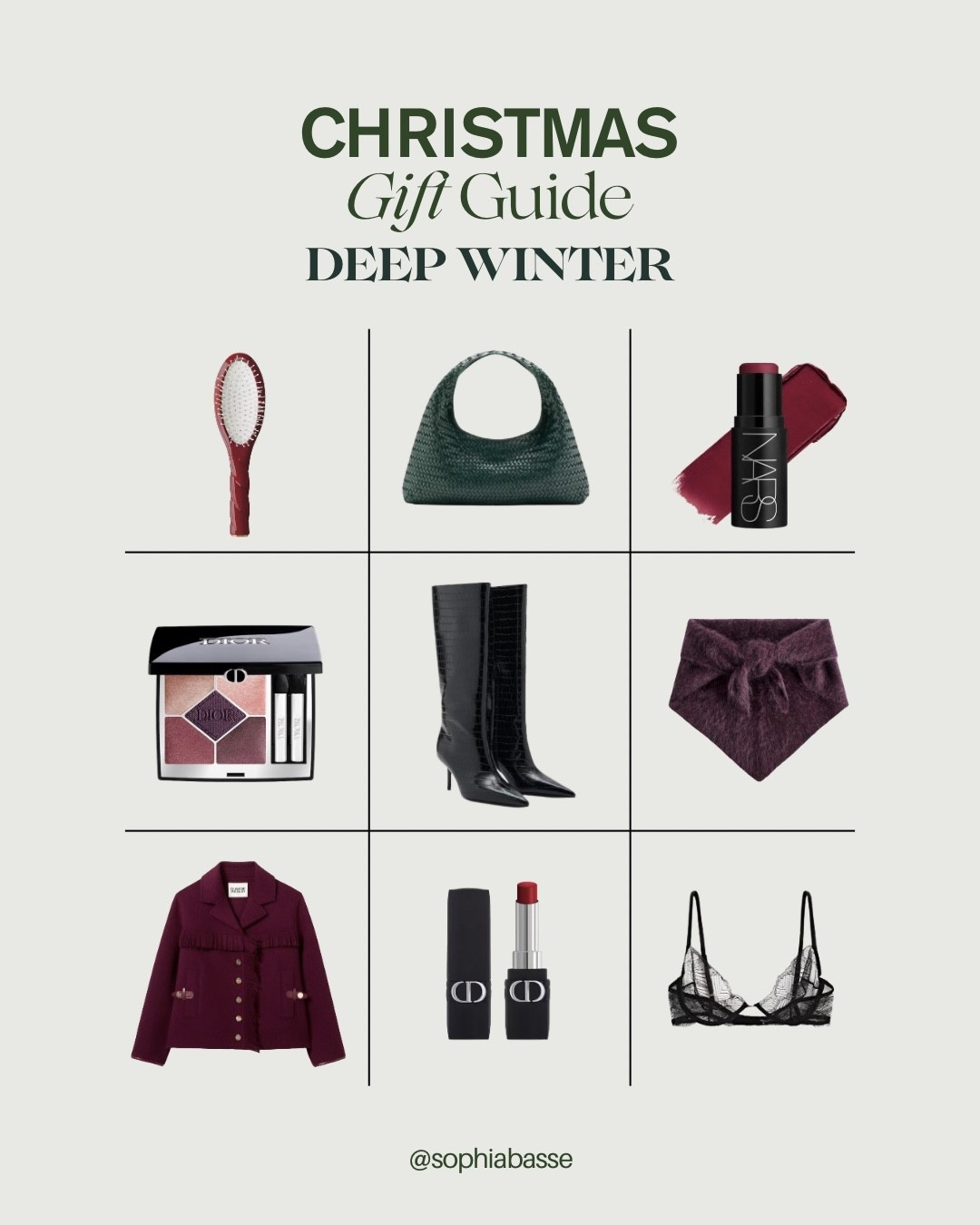 Gift guide de Noel hiver profond #colorimetrie #hiverprofond #deepwinter

#LTKfestive #LTKgiftguide #LTKfrance