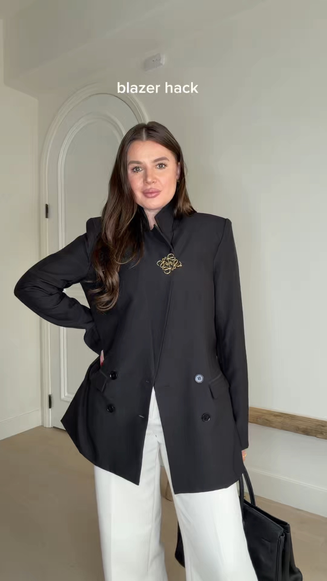 A simple way to elevate your blazer with a brooch 😍 #stylehack #fashionhack #styletips 


#LTKootd #LTKWorkwear #LTKgrwm

#LTKSeasonal #LTKOver40 #LTKMothersDay