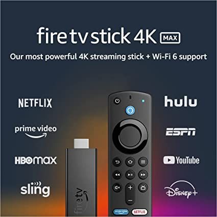 Fire TV Stick 4K Max streaming device, Wi-Fi 6, Alexa Voice Remote (includes TV controls)       A... | Amazon (US)