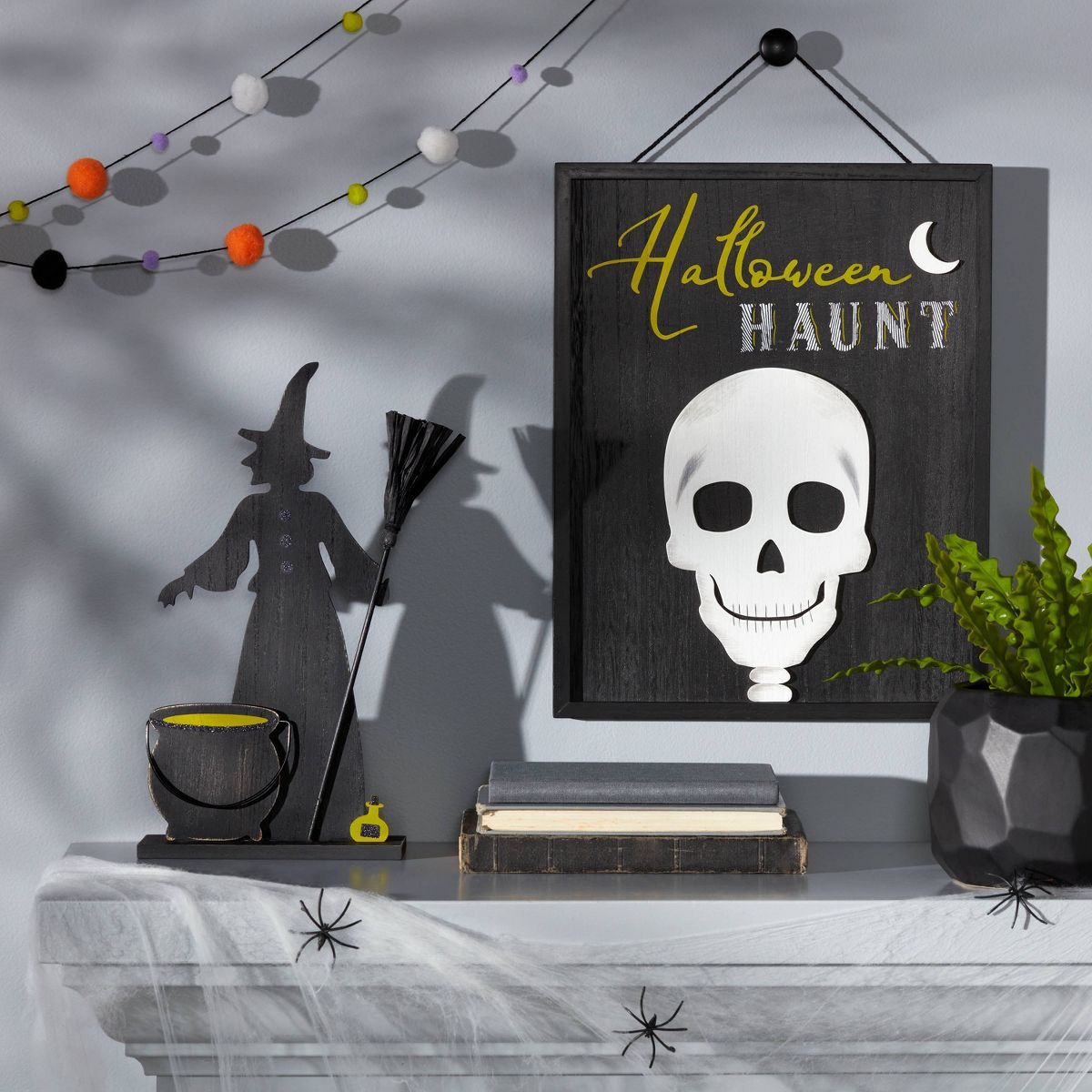 Witch Standing with Cauldron Halloween Decorative Sculpture - Hyde & EEK! Boutique™ | Target