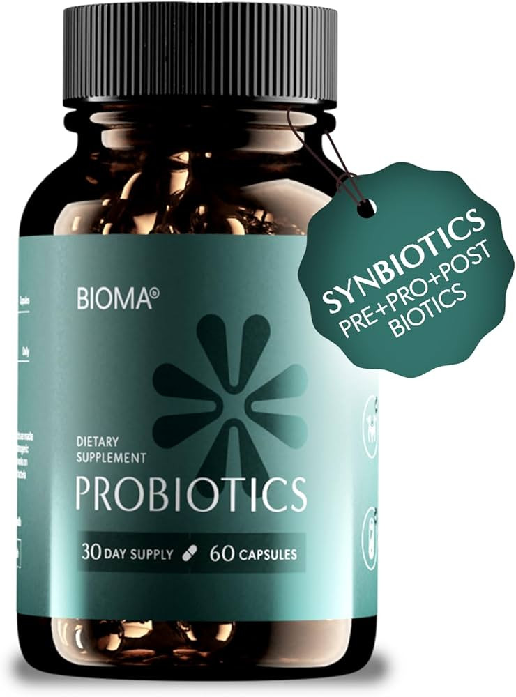 BIOMA Probiotics for Digestive Health, 3 in 1 Gut Health Probiotics and Prebiotics/Postbiotics, S... | Amazon (US)