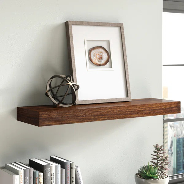 Tedeschi Pine Floating Shelf | Wayfair North America