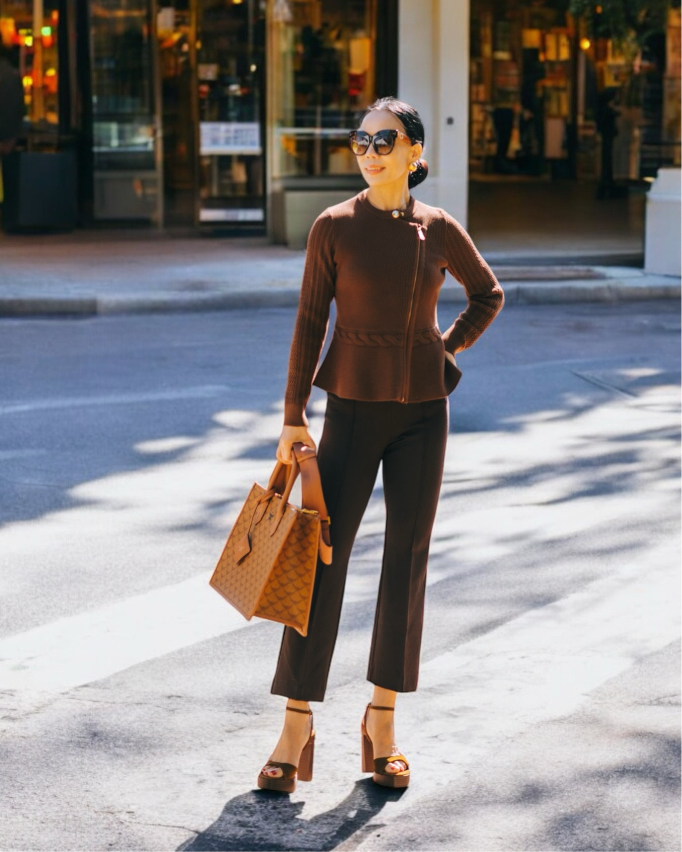 Chestnut or roasted coffee color is one of my favorite color tones for Fall — it’s such an elegant and sophisticated color, and is generally considered to be universally flattering, and suits most people, regardless of skin tone or undertones.

I also love these pants, good fit and very comfortable. I also bought color black. 

#LTKFindsUnder50 #LTKSeasonal #LTKFindsUnder100