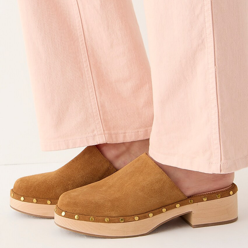 Dakota clogs in suede | J. Crew US