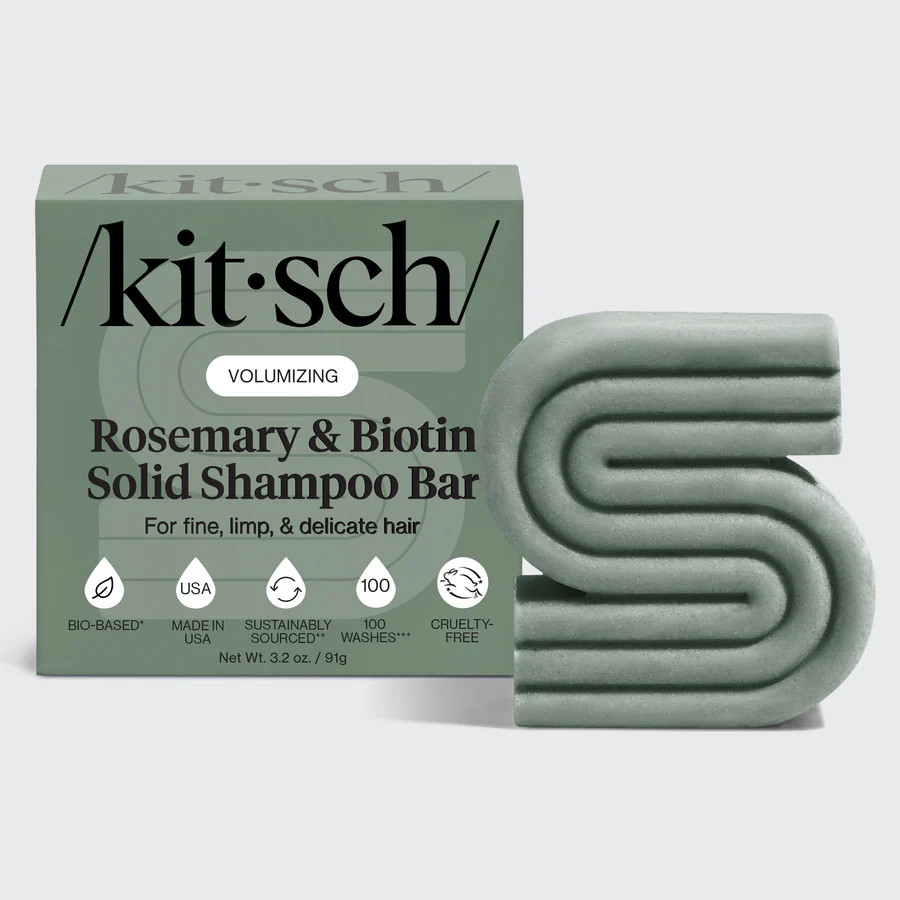Rosemary & Biotin Volumizing Shampoo Bar | KITSCH | Kitsch