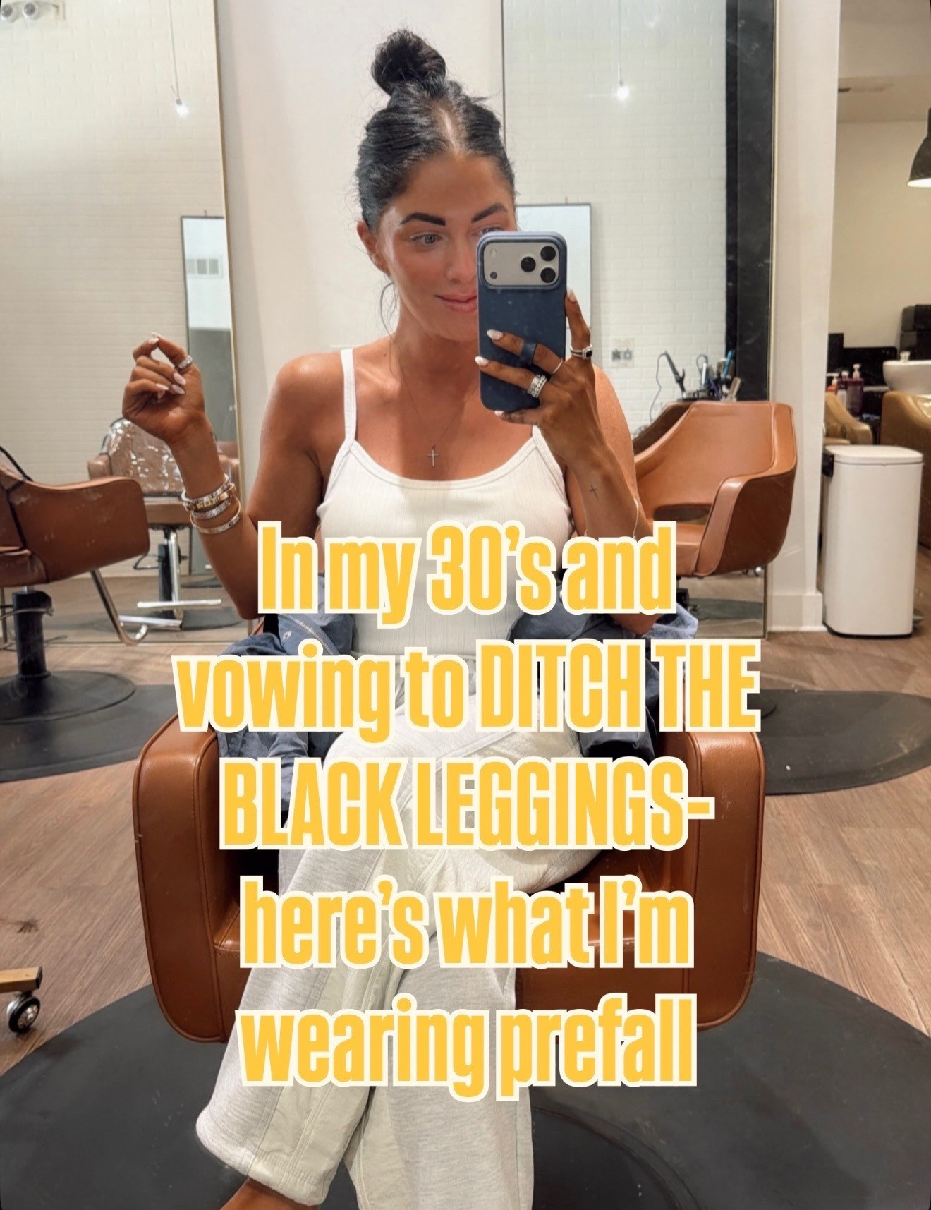 On a mission to quit black leggings! Here are some of my recent favorites  🤍 

casual outfits, mom life, prefall, fall outfits, summer to fall outfits, transitional outfits, denim, active wear, Katy roach, livingmybeststyle 

 #LTKootd #LTKSeasonal