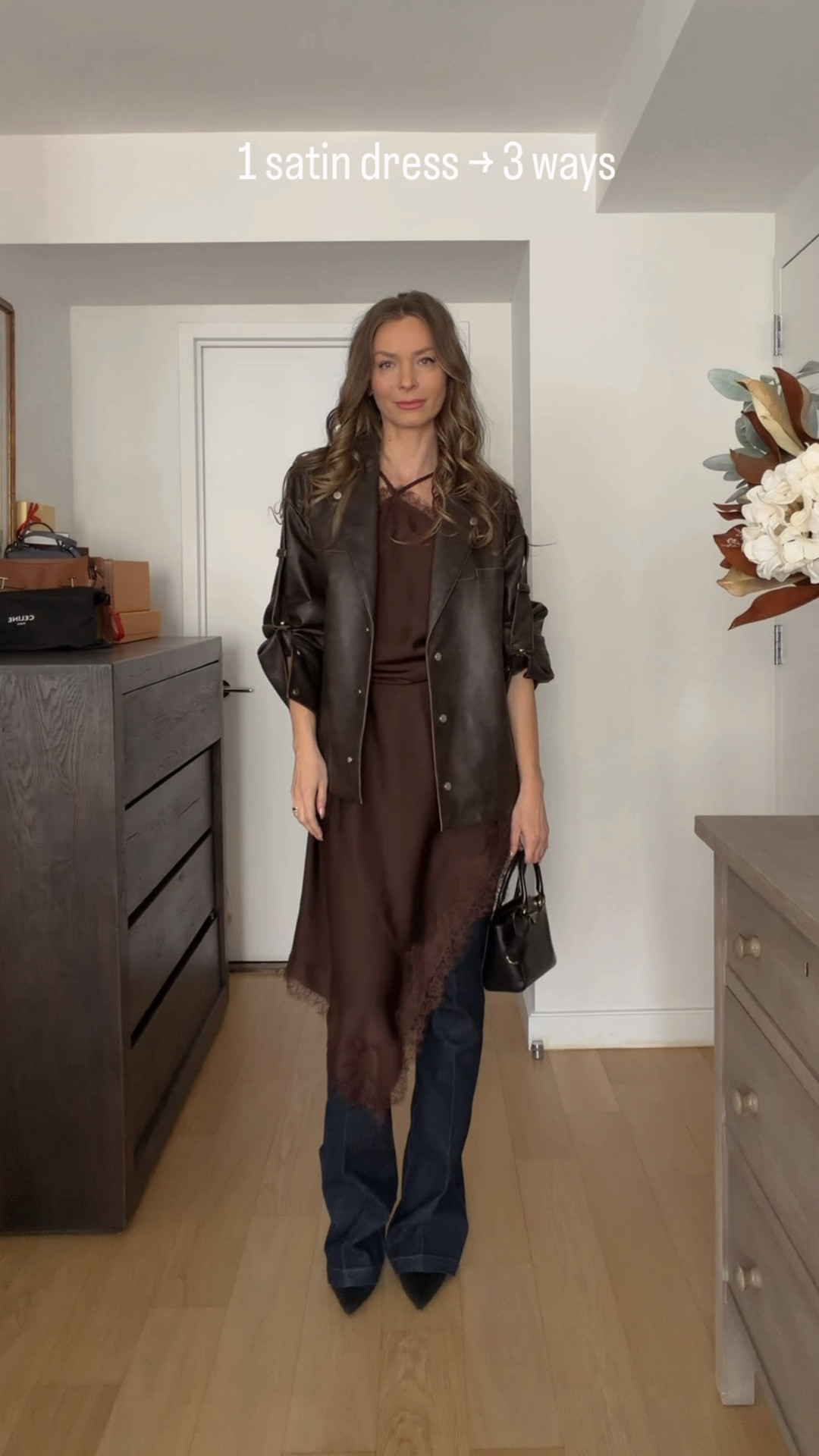 One satin dress, three easy outfit ideas 🤎

Proof that a good satin slip dress can take you from day to night with just a few styling swaps. Boots, layers, accessories — it’s all about versatility and intentional styling.

#valentinesday #satindress #zara #outfitideas #wardrobestaple 

#LTKootd #LTKValentine #LTKgrwm