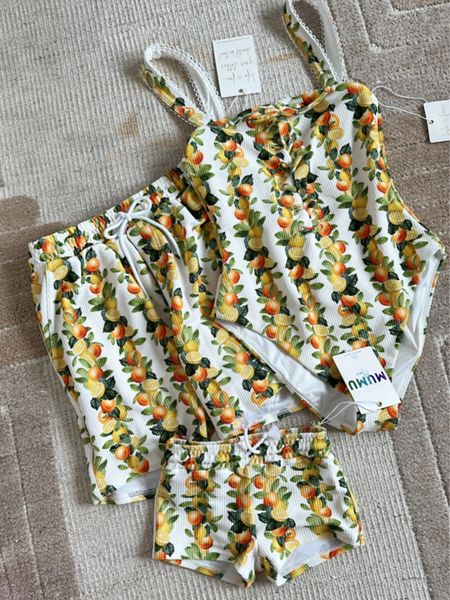 Lemon print matching family swimsuits 

#LTKkids #LTKswim #LTKfamily