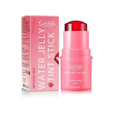 Milk Water Jelly Tint Cooling Water Jelly Tint Lip Gloss Milk Jelly Blush Stick Sheer Lip & Cheek Stain - Buildable Watercolor Finish - 1 000+ Swipes Per Stick - Vegan | Walmart (US)