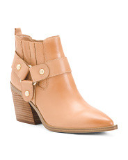 Leather Berindal Heel Booties | Leather Shoes | T.J.Maxx | TJ Maxx