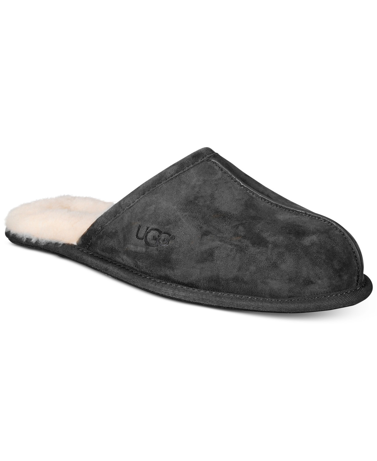 Ugg Men's Scuff Slippers - Black | Macy's