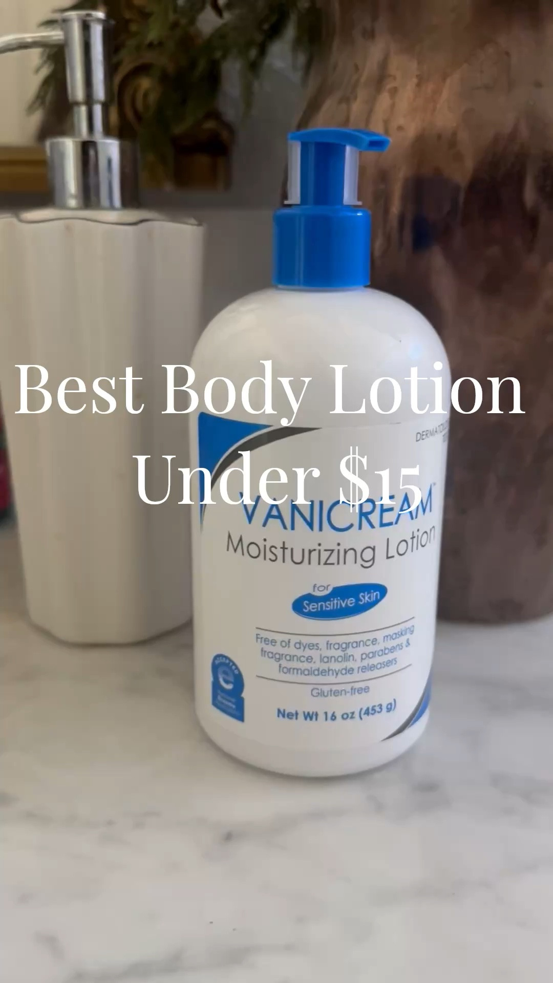 Best body lotion under $15. It’s fragrance-free, gluten-free and perfect for sensitive skin. You can also mix it with tan drops! 

#LTKOver40 #LTKBeauty #LTKselfcare