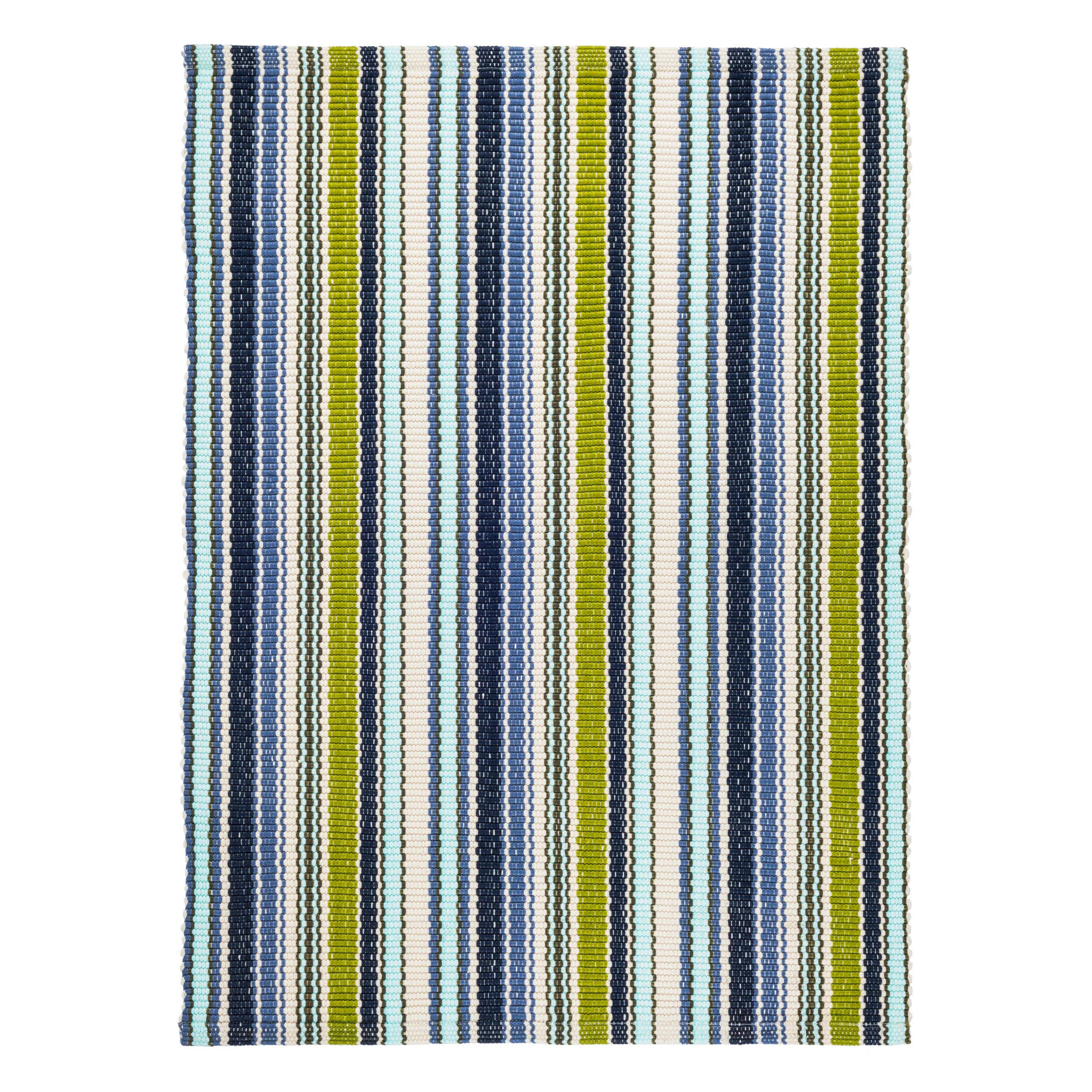 Pond Stripe Handwoven Indoor/Outdoor Rug | Annie Selke