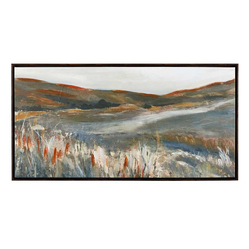 Copper Sunset Textured Canvas Wall Art, 49x25 | At Home