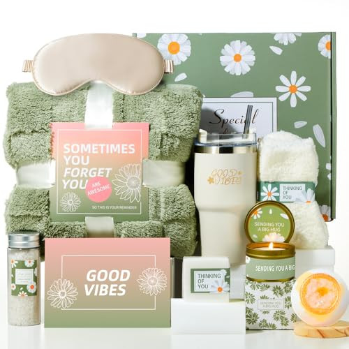 Self Care Gifts for Women：Spa Baskets · Get Well Soon , Birthday Gifts for Women Care Package · Relaxation Gift Sets for Women · Relaxing or Thinking of You for Her | Amazon (US)