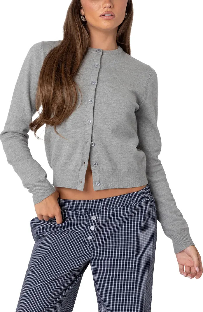 EDIKTED Shlo Crop Cardigan | Nordstrom | Nordstrom