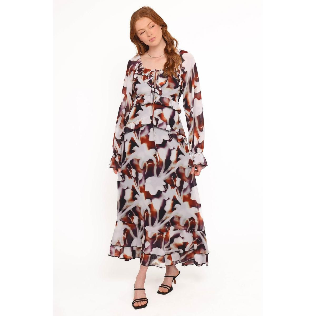 Kasey Maxi Dress - Blurred Floral S | Target