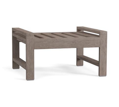 Indio FSC® Eucalyptus Ottoman | Pottery Barn (US)