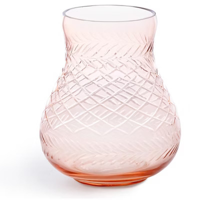 Park Hill Collection Hazel Etched Glass Flower Vase | Target