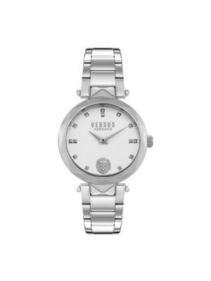 Versus Versace Covent Garden 36MM Stainless Steel Bracelet Watch on SALE | Saks OFF 5TH | Saks Fifth Avenue OFF 5TH