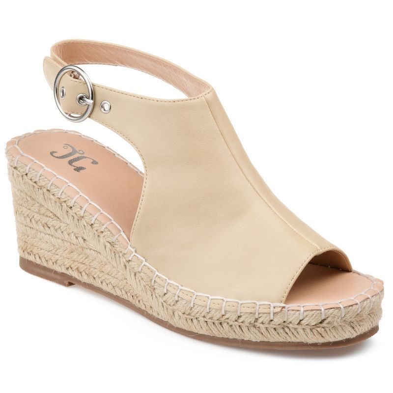 Journee Collection Womens Crew Wedge Heel Espadrille Sandals | Target